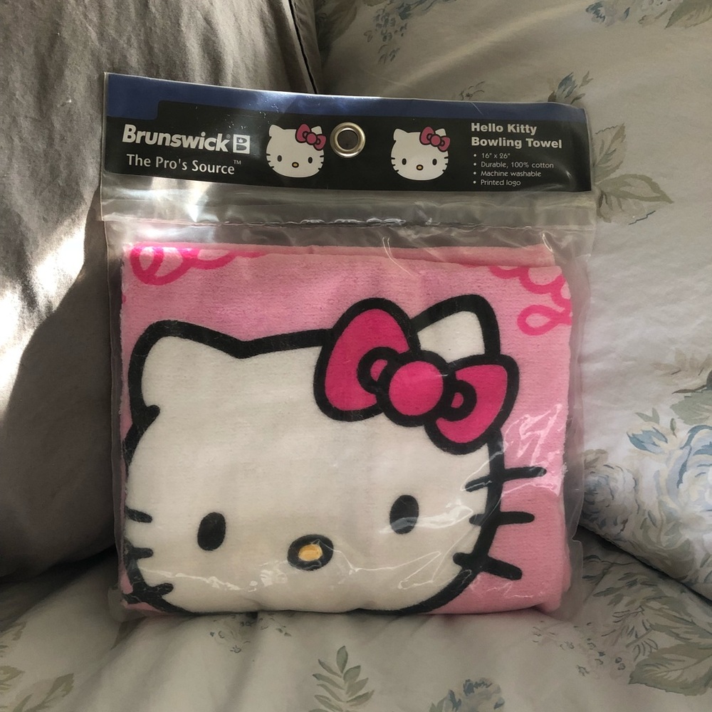 Brand new Hello Kitty Brunswick bowling towel